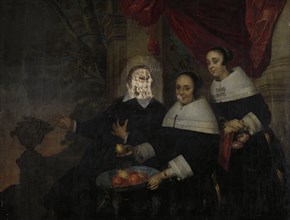 Family Portrait, Jacob Fransz. van der Merck, 1650 - 1659