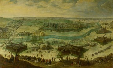 The Siege of a City, possibly the Siege of JÃ¼lich by the Spaniards under Hendrik van den Bergh, 5
