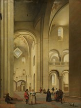 The transept of the Mariakerk in Utrecht, seen from the northeast, The Netherlands, Pieter Jansz.