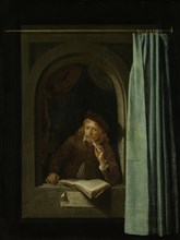 Man Smoking a Pipe, Gerard Dou, c. 1650