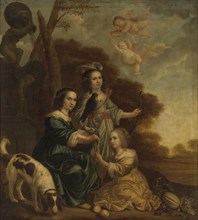 Portrait of Geertruyt, Margriet and Anna Delff, the Artist's Daughters, Portrait of three Little