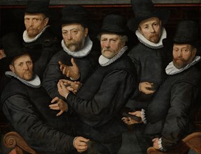 Six Wardens of the Drapers Guild, Pieter Pietersz., I, 1599