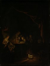 The Night School, Gerard Dou, c. 1660 - c. 1665