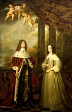 Portrait of Friedrich Wilhelm, Elector of Brandenburg, with his Wife Louise Henrietta, Countess of