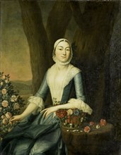 Portrait of Magdalena van Citters, Wife of Adriaen Isaac Hurgronje, Anonymous, c. 1760
