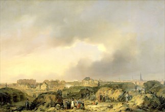 The Citadel of Antwerp, Belgium, shortly after the siege of 19 November - 23 December, 1832 and the