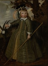 Portrait of a boy with a billygoat, Jan Albertsz. Rotius, 1652
