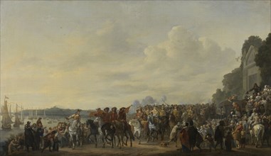 Charles II's Halting at the Estate of Wema on the Rotte during his Journey from Rotterdam to The