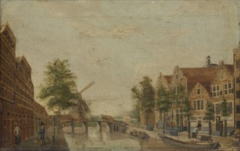 The Brouwersgracht in Amsterdam, The Netherlands, Anonymous, 1750 - 1799
