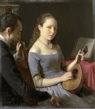 The Duet, Charles van Beveren, 1830 - 1850