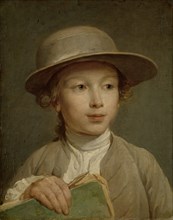 Boy with a Drawing Book, Nicolas Bernard Lépicié, c. 1772