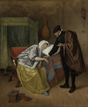 The Sick Woman, Jan Havicksz. Steen, c. 1663 - c. 1666