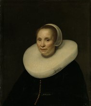 Portrait of a woman, Abraham van den Tempel, 1646