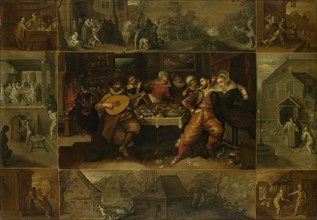 Parable of the Prodigal Son, Frans Francken, II, 1600 - 1620