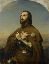 Eberhard, 1445-96, Duke of WÃ¼rttemberg as a pilgrim, the Holy Land, Nicaise De Keyser, 1846