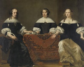 Portrait of the Three Regentesses of the Leprozenhuis, Amsterdam, The Netherlands, Ferdinand Bol, c
