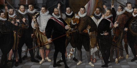 The Company of Captain Dirck Jacobsz Rosecrans and Lieutenant Pauw, Cornelis Ketel, 1588