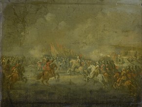 A Cavalry Skirmish, Anonymous, c. 1645