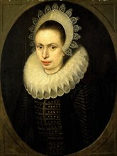 Portrait of Antoinette Walleran, Wife of Philippe Le Mire, Jacob Lambrechtsz. Loncke, 1618