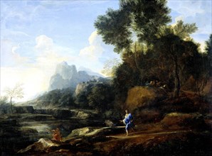 Italian Landscape, Gaspard Dughet, 1638 - 1640