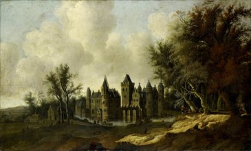 Egmond Castle, The Netherlands, G.W. Berckhout, 1653