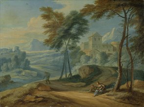 Mountainous Landscape, Adriaen Frans Boudewyns, 1660 - 1711