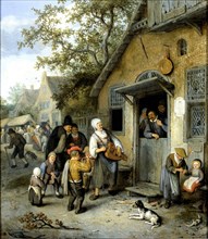 Village Kermesse, Cornelis Dusart, 1680 - 1704