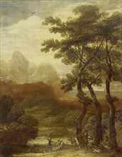Landscape with Hunters, Ignacio de Iriarte, 1640 - 1685