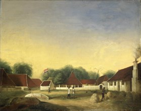 Sugar Mill on Java Indonesia, H.Th. Hesselaar, 1849
