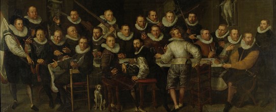 The Company of Captain Gillis Jansz Valckenier and Lieutenant Pieter Jacobsz Bas, Amsterdam, 1599,