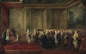 Reception of Cornelis Hop as Ambassador of the States General to the Court of Louis XV, 24 July