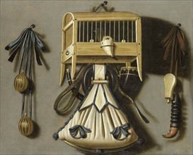 Still Life with Hunting Tackle, Johannes Leemans, 1678