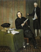 Portrait of the Haarlem Notary Wernerus KÃ¶hne with his Clerk Jan Bosch, The Netherlands, Wybrand