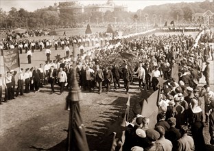 Procession on the Field of Mars, Petrograd, Saint Petersburg, 17th July 1920, Russia, History of
