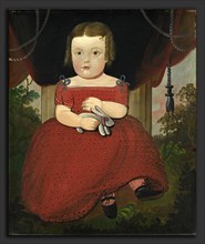 William Matthew Prior (American, 1806 - 1873), Little Miss Fairfield, 1850, oil on canvas