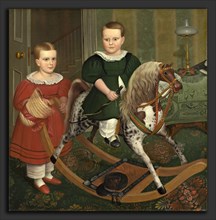Robert Peckham (American, 1785 - 1877), The Hobby Horse, c. 1840, oil on canvas