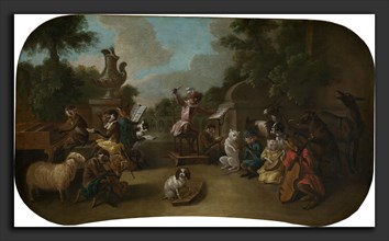 Christophe Huet (French, 1700 - 1759), Singerie: The Concert, c. 1739, oil on canvas