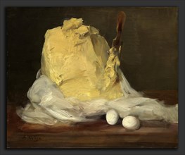 Antoine Vollon (French, 1833 - 1900), Mound of Butter, 1875-1885, oil on canvas