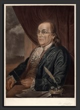 Max Rosenthal after Charles Willson Peale, Benjamin Franklin, American, 1833 - 1918, 1901, color