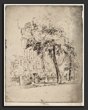 Joseph Pennell, Big Tree, Cheyne Walk, American, 1857 - 1926, 1906, etching