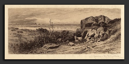 James David Smillie, At Marblehead Neck, American, 1833 - 1909, 1883, etching in black on wove