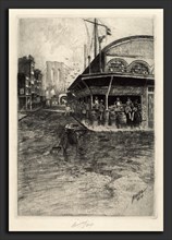 Charles Frederick William Mielatz, Catherine Market, American, 1864 - 1919, 1903-1907, etching and