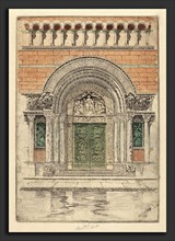 Charles Frederick William Mielatz, The Door, St. Bartholomew's, American, 1864 - 1919, 1909, color