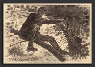 after Winslow Homer, The Army of the Potomac - A Sharp-Shooter on Picket Duty, published 1862, wood