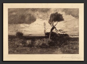 Robert Swain Gifford, Near the Coast, American, 1840 - 1905, 1886, etching
