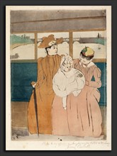 Mary Cassatt (American, 1844 - 1926), In the Omnibus, 1890-1891, drypoint and aquatint on laid