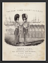 Nathaniel Currier, The New York Light Guard's Quick Step, American, 1813 - 1888, 1839, lithograph