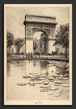 Charles Frederick William Mielatz, Washington Arch, American, 1864 - 1919, 1909, etching
