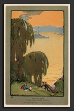 Rachael Robinson Elmer, The Hudson from Riverside Drive, American, 1878 - 1919, 1914, halftone
