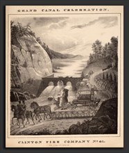 William H. Tuthill, Clinton Fire Company, No. 41, American, 1826, lithograph